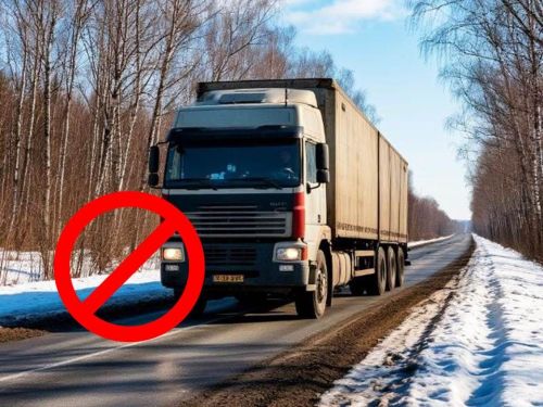 Временные ограничения для тяжеловесного транспорта в Татарстане