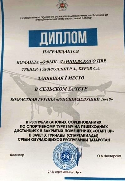 Юные туристы Лаишевского района покорили республиканские соревнования