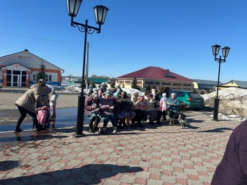 Жители села Пелево Лаишевского района весело встретили весну
