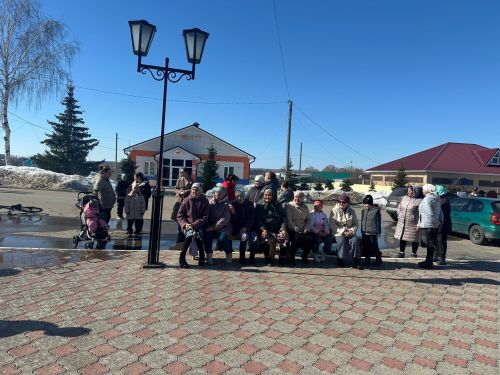 Жители села Пелево Лаишевского района весело встретили весну