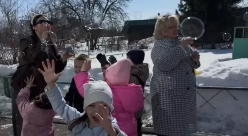 Весеннее настроение в детском саду «Солнышко»!