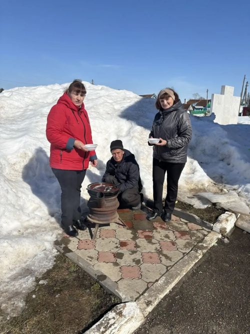 Жители села Пелево Лаишевского района весело встретили весну