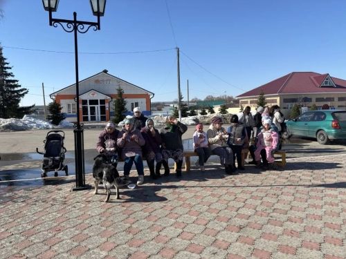 Жители села Пелево Лаишевского района весело встретили весну
