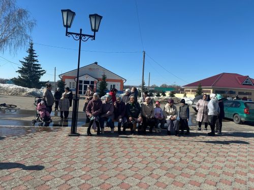 Жители села Пелево Лаишевского района весело встретили весну
