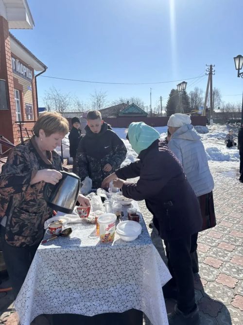 Жители села Пелево Лаишевского района весело встретили весну