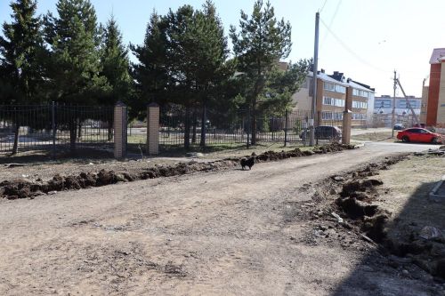 В Лаишеве продолжают благоустраивать территории по программе «Наш двор»