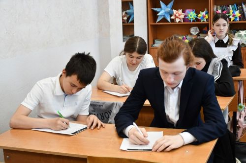 «Татарча диктант» в Лаишевской гимназии №1
