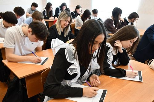 «Татарча диктант» в Лаишевской гимназии №1