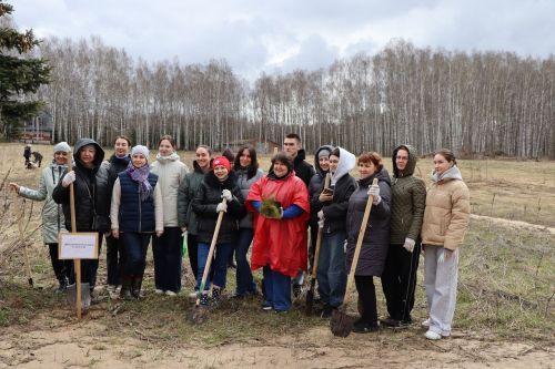 В Лаишевском районе высадили «Сад памяти»