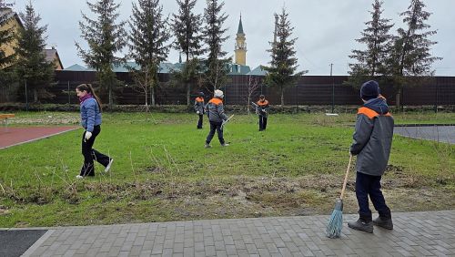 Лицеисты Лаишевского района приняли участие в акции «Зеленая весна»