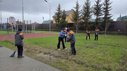 Лицеисты Лаишевского района приняли участие в акции «Зеленая весна»