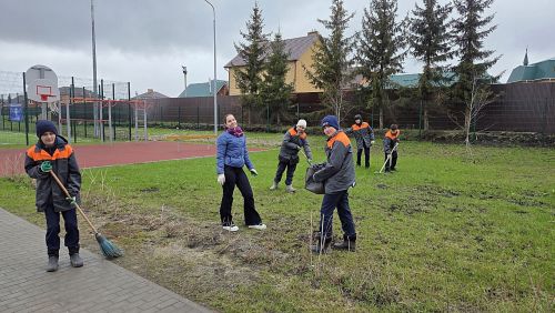 Лицеисты Лаишевского района приняли участие в акции «Зеленая весна»