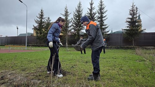 Лицеисты Лаишевского района приняли участие в акции «Зеленая весна»