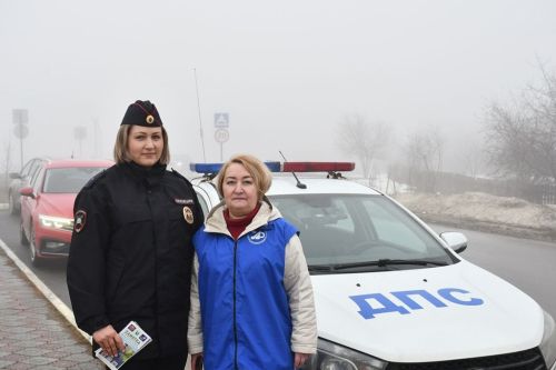 Профилактика ДТП с детьми: вручение памяток малышам и взрослым