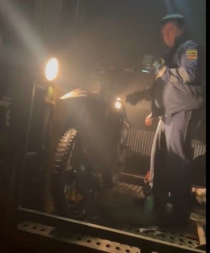 В Лаишево задержали водителя питбайка без прав