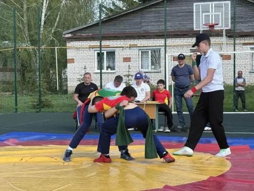 Лаеш районындагы көрәш турниры Татарстан һәм Марий Эл спортчыларын берләштерде