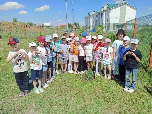 Посадка деревьев стала традицией для выпускников Лаишевского района