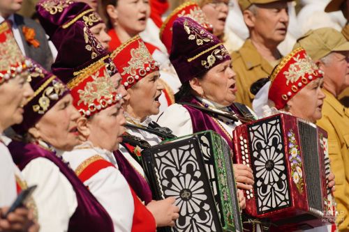 В Казани в парке Победы прошли съёмки видеоклипа в рамках всероссийской акции «Песни наших отцов».