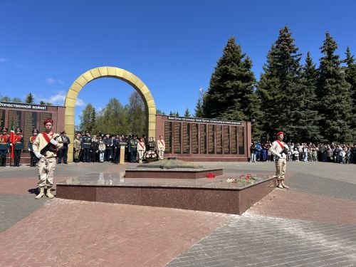 Фоторепортаж: 9 Мая — День Победы в Лаишево