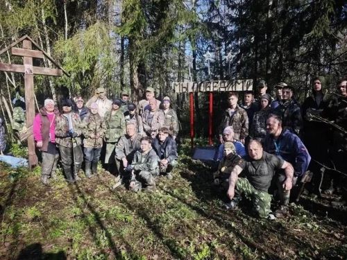 Лаеш районы эзләнүчеләре һәлак булган солдатларның калдыкларын һәм медальоннарын таптылар.