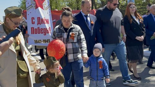 Фоторепортаж: 9 Мая — День Победы в Лаишево