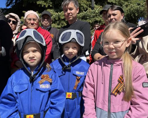 Фоторепортаж: 9 Мая — День Победы в Лаишево