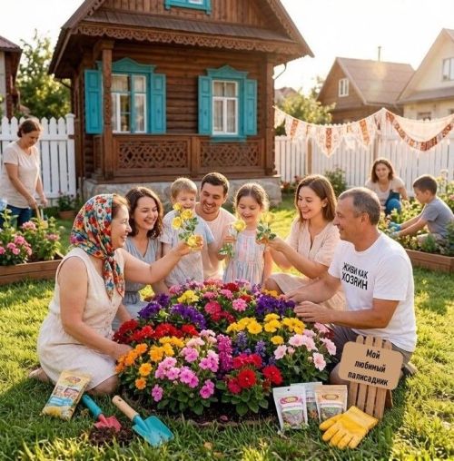 Первый участник конкурса  «Мой любимый палисадник-2026» представил фото своего цветника