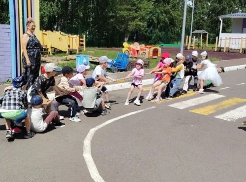 Дети Лаишевского района весело отметили Сабантуй