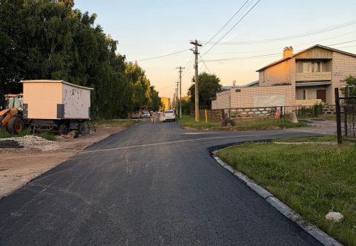 В селе Габишево Лаишевского района обновили асфальт на двух улицах
