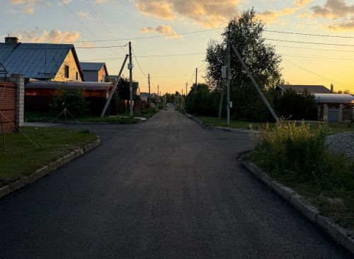 В селе Габишево Лаишевского района обновили асфальт на двух улицах