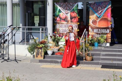 В селе Столбище Лаишевского района отметили Яблочный спас