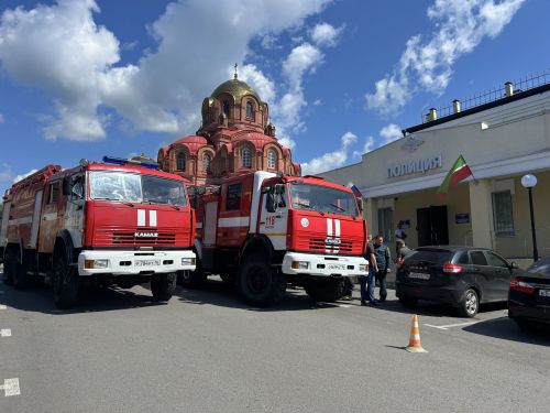 В Лаишевском отделе МВД прошли совместные учения полицейских и сотрудников МЧС