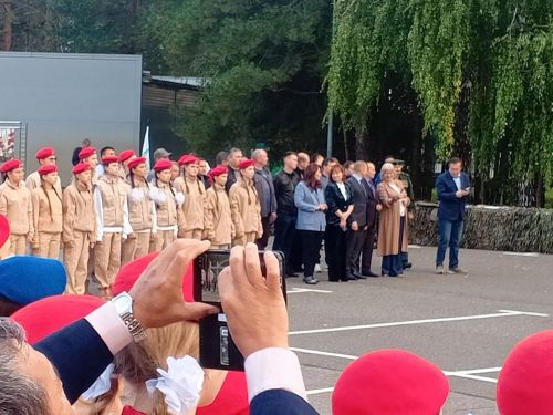 На юбилейном форуме ПФО Татарстан представили юнармейцы Лаишевского района
