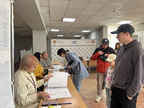Участок в техникуме живёт в ритме выборов