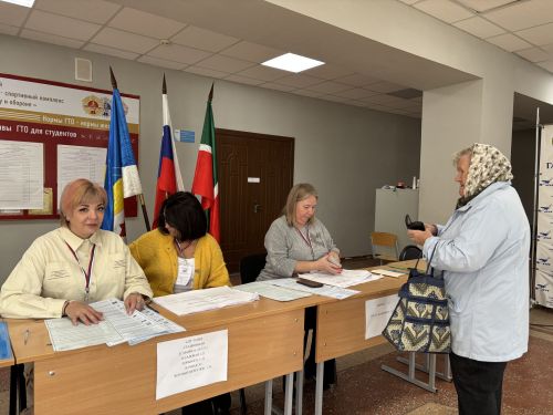 Участок в техникуме живёт в ритме выборов
