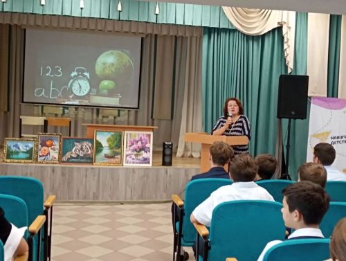 Встреча с преподавателями и выпускниками в Лаишевской школе