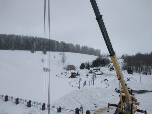 В селе Среднее Девятово Лаишевского района состоялась установка колокола Благовест на колокольню старящейся церкви