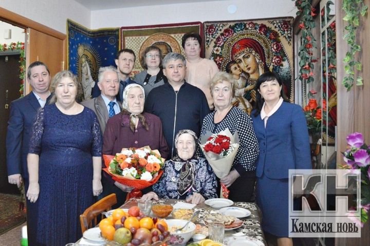 Полку столетних жителей Лаишевского района прибыло