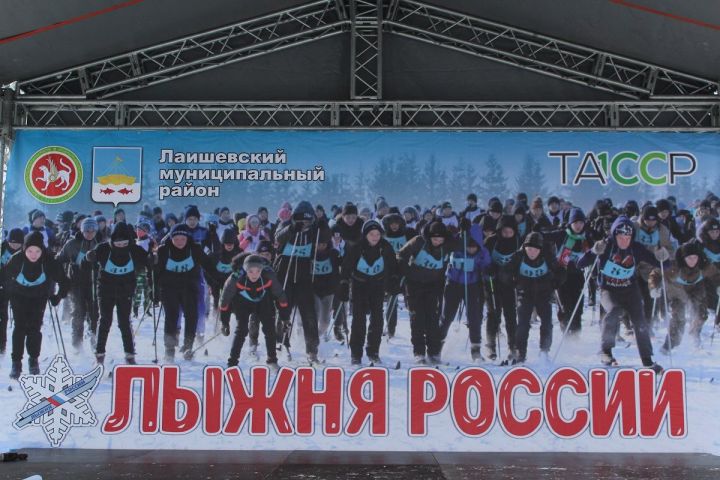 В Лаишеве прошли гонки «Лыжня России-2019»