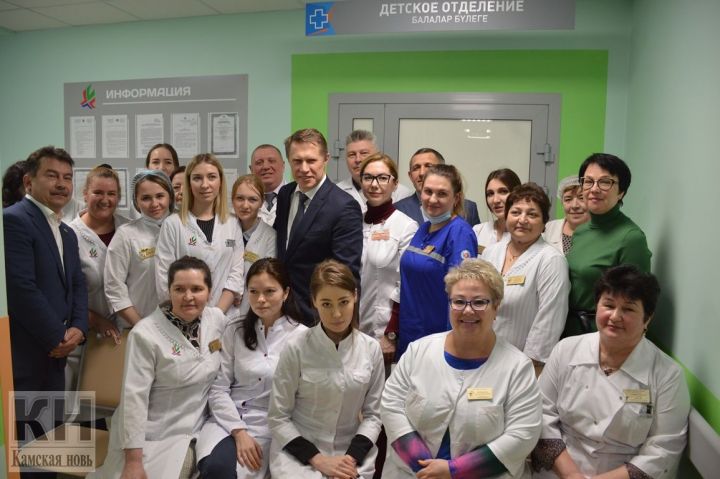 Министру здравоохранения РФ показали модернизацию первичной медико-санитарной помощи на примере Лаишевского района