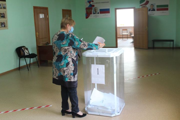 Жители города Лаишево принимают активное участие в выборах президента Татарстана