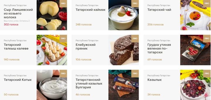 Лаеш районы товарлары “Вкусы России” конкурсында катнаша