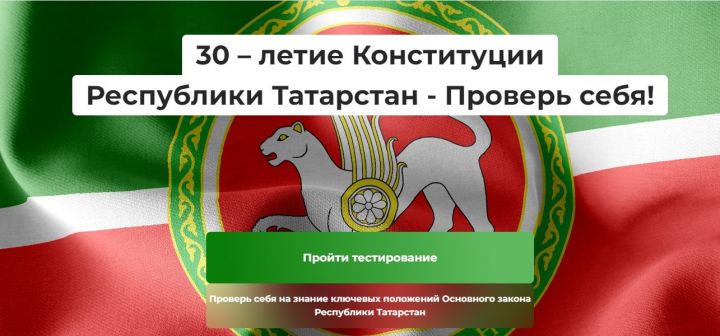 В Татарстане уже более 4 тысяч жителей участвует в онлайн-конкурсе на знание Конституции РТ