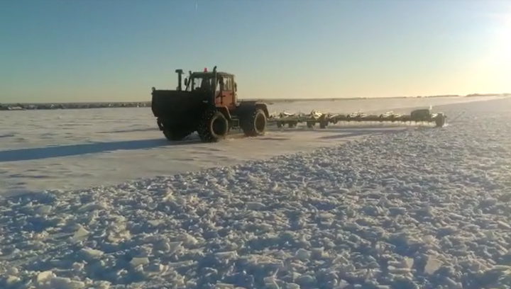 Сельхозработы на полях в зимний сезон не прекращаются