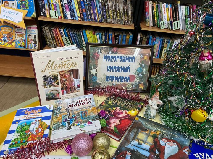Новогодний книжный карнавал в Лаишевской детской библиотеки