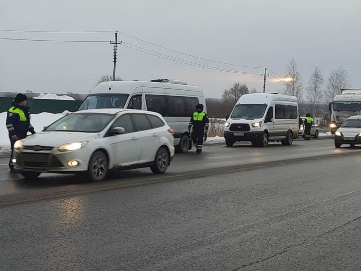 Сегодня около 30 водителей привлекли к ответственности в Лаишевском районе