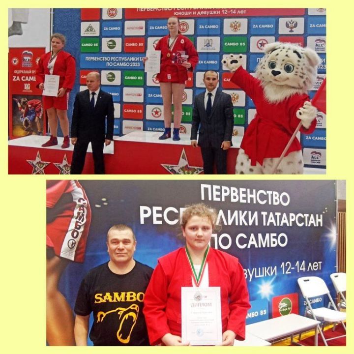 Никольская самбистка завоевала серебро на первенстве Татарстана