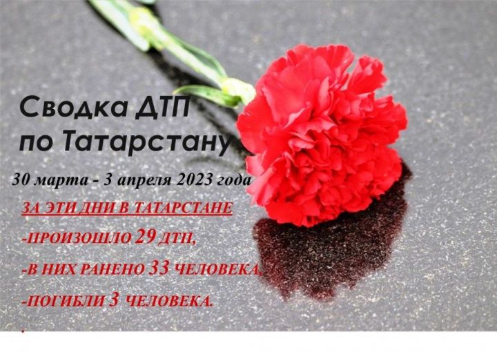 Дорожные войны. Сводка ДТП по Татарстану с 30 марта по 3 апреля2023 года