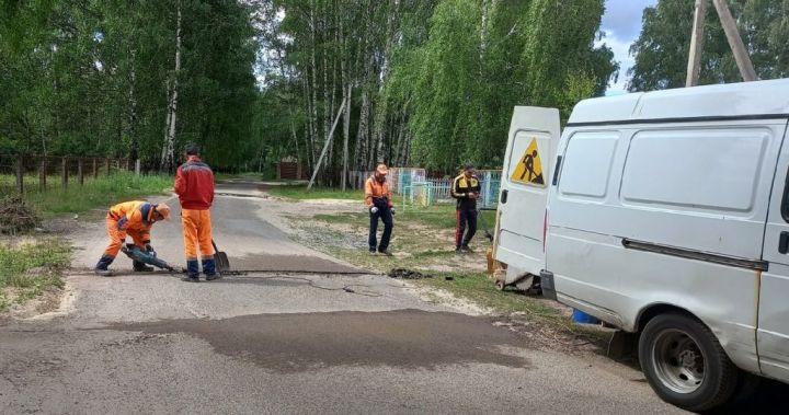 В Лаишевском районе ремонтируются дороги