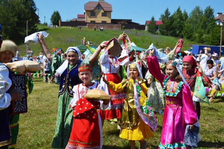 Яркие моменты Сабантуя в Габишево